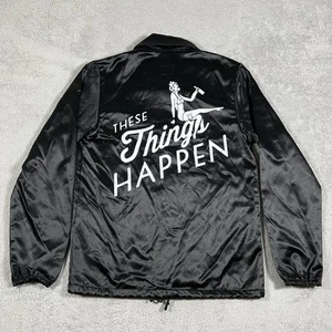 Chaqueta Coach G-Eazy Ebbets Field Frannels S Edición Limitada Tour Satinado Gótico - Imagen 1 de 15