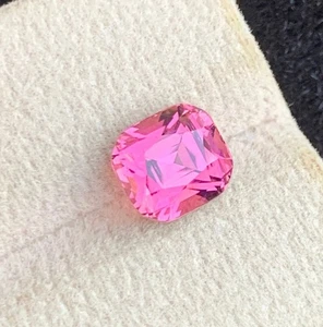 2,70 Karat Rosa Turmalin Kissenschliff Natur Afghani Lose Edelstein - Bild 1 von 5