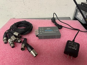 AJA HD10AMA HD-SDI 8 Ch Analog Audio Embedder/De-Embedder w/ cable &Power Supply - Picture 1 of 4