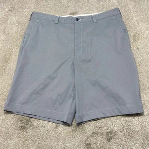 Cutter & Buck CB DryTec Golf Shorts Mens 36x10 Black Check Summer Active 6762 - Picture 1 of 11