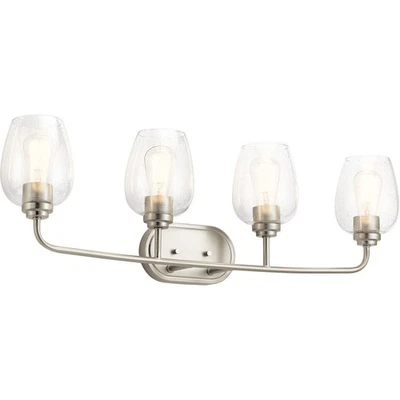 Kichler Lighting 45130NICS Valserrano Bathroom Vanity Light Brushed Nickel - Image 1 of 4
