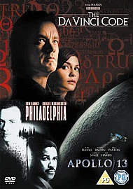 Apollo 13/Philidelphia/The Da Vinci Code (Box Set) (DVD, 2007)