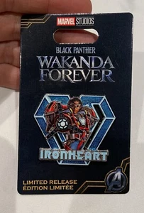 Disney Marvel Black Panther Wakanda Forever IronHeart Pin LR Pin - Picture 1 of 4
