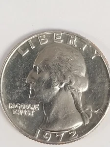 Error 1972D Quarter Die Alignment Error Obverse - Picture 1 of 5