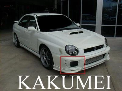 KAKUMEI ABS & MESH FOG LIGHT LAMP COVER FOR 2002 2003 BUGEYED SUBARU IMPREZA GDB - Image 1 of 4