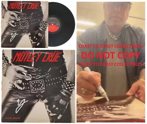 Álbum de vinilo firmado por Vince Neil Motley Crue Too Fast For Love a prueba de certificado de autenticidad - Imagen 1 de 5