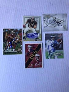 49ers autographed quarterbacks card lot - Picture 1 of 6