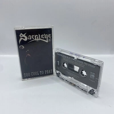 Sacrilege BC - Too Cool to Pray. Cassette Tape USA Import - Image 1 of 4