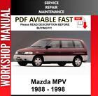 MAZDA MPV 1994 1995 1996 1997 1998 SERVICE REPAIR WORKSHOP MANUAL