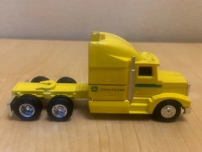 Ertl John Deere Truck Semi 18 Wheeler Yellow Diecast Truck - Image 1 of 4