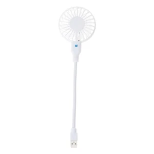 Angle Adjustable USB Fan With Flexible Neck for Outdoor Indoor Cooling Tool - Picture 1 of 8