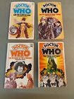 Doctor Who Target Paperback Books Malcolm Hulke 1970s 1980s Vintage x4