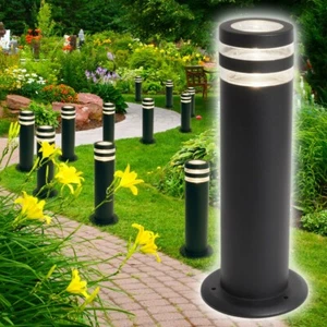 Sockelleuchte Aluminium Außenstehleuchte Wege Lampe Aussen Steh Leuchte Garten  - Bild 1 von 3