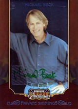 2009 Donruss Americana MICHAEL BECK Private Signings Autograph AUTO Green /256
