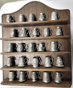 25 Pewter Mini Official Tankards of London's Historic Pubs COA Cards 1981 1982 - Picture 1 of 10