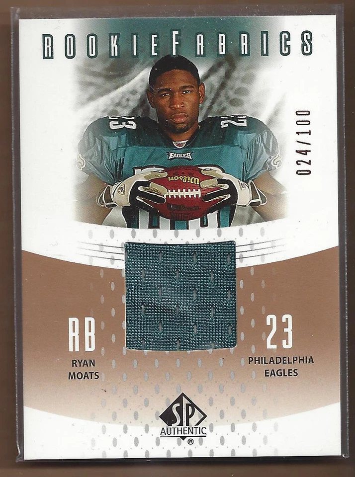 A2829- 2005 SP Authentic Rookie Fabrics Bronze #RFRM Ryan Moats Jersey /100 - Image 1 of 1