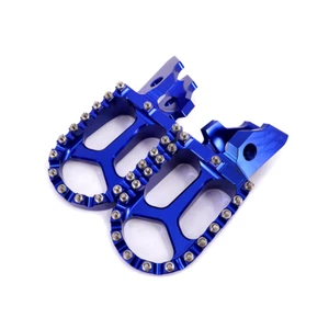 KKE Footpegs Footrests Pedals Pads Set Fit SurRon Ultra Bee 2023-2024 CNC Blue - Picture 1 of 6