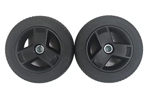 Pride GO-CHAIR PAIR 9"x3" Flat Free Drive Wheels Tires Power Scooter - Picture 1 of 17