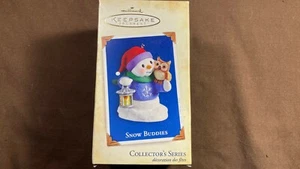 Owl Snowman Snow Buddies Hallmark Keepsake Christmas Ornament 2005 #8 - Foto 1 di 2