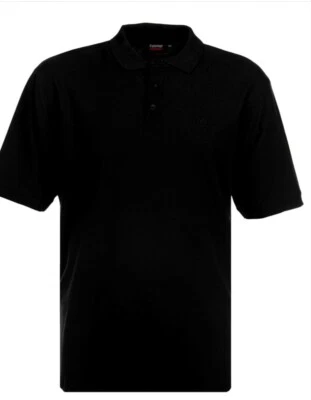 ESPIONAGE P074 BLACK POLO SHIRT 2XL3XL4XL5XL6XL7XL8XL