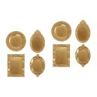 8 pcs Jewelry Storage Plate Key Plate Jewelry Dish Jewelry Holder Trinket