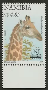 Namibia 2007 MINT $4.85 surcharge on Giraffe sg1087 MNH - Picture 1 of 1