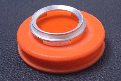 ✅ CENEIPLAN, CENEI ORANGE 27MM FILTER GENUINE LENS OR CAMERA PUSH W/ KEEPER 27-3 - Image 1 of 2