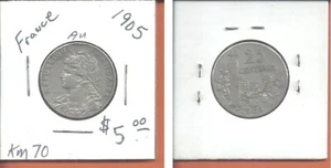 France 1905, 25 Centimes Coin - Picture 1 of 1