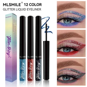 Liquid Eyeliner Eye Makeup Diamond Eyeshadow Glitter Sequin Waterproof Shimmer - Picture 1 of 36