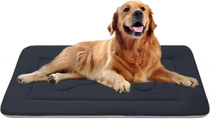 Large Dog Bed Soft Dog Crate Pad Mat 42 in Non-Slip Bottom Washable Dog Sleeping - Picture 1 of 12