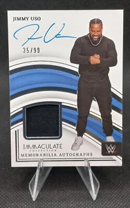 2023 Panini Immaculate - Jimmy Uso #MA-JMU on Card Auto Relic Patch /99 - Bild 1 von 2