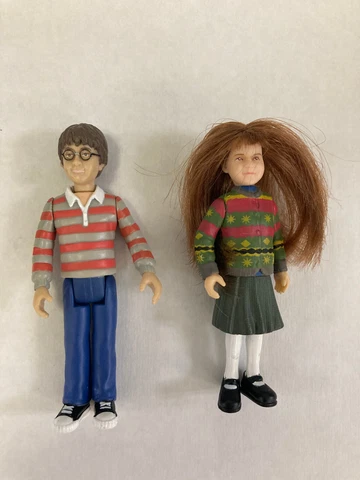Harry Potter & Hermione Granger Magical Minis 2001 Action Figure Set Mattel Cover