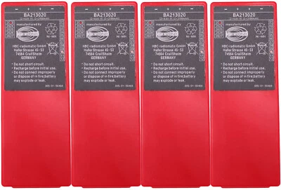 4x 6V NiMH BA213020 BA214061 FUB10AA HBC Crane Remote Control Pump Truck Battery - Image 1 of 4