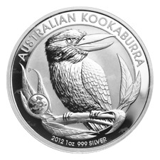 1 oz 2012 Australian Kookaburra Dragon Privy Silver Coin