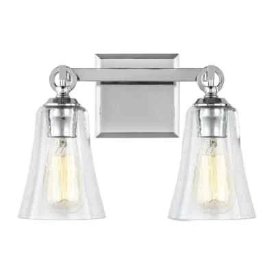 Feiss Monterro VS24702CH 2-Light Bath Vanity in Chrome Finish Brand New - Image 1 of 2