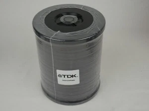 TDK TTH01 4x-8x Speed DVD-R Blank Disc for Thermal Printers | 100-Pack | New - Picture 1 of 2