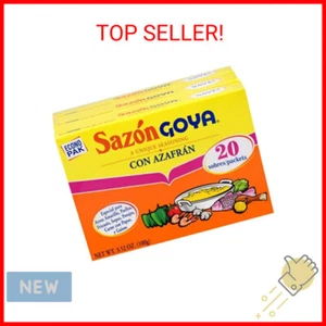 Goya Foods Sazón Seasoning With Azafran 3.52 Ounce (Pack of 3) - Picture 1 of 2