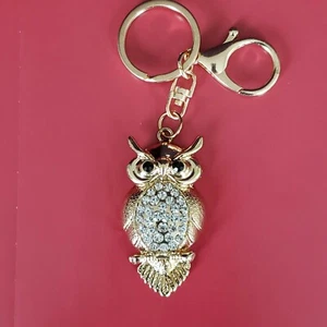 Bling Galore Owl Keychain or Handbag Charm Large - Bild 1 von 9