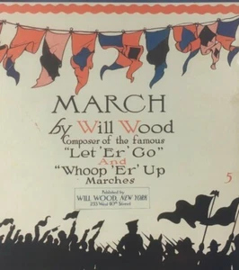 1917 Flying Colors March Will Holz Noten Erster Weltkrieg Silhouette Soldaten - Bild 1 von 4