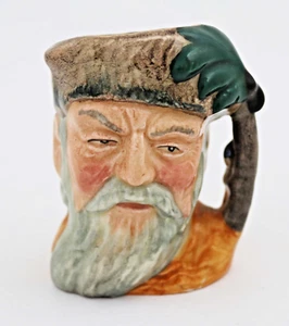 MINI 2-3/4" Royal Doulton Toby Character Jarra Robinson Crusoe D6546 Copr 1959 - Imagen 1 de 5