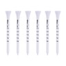 50PCS Professional Golf Tees 83mm White Golf Wood Tee Scale Golf TeesYUZ2RAI