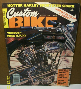 Vélo personnalisé - août 1978 ~ Hotter Harley Sportster Spark