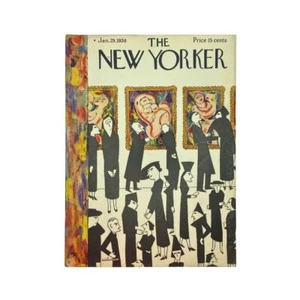 The New Yorker Complete Magazine January 29, 1938 Christina Malman Cover VG - Picture 1 of 4