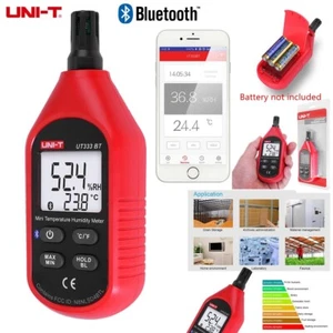 UNI-T UT333BT Digital Bluetooth Hygrometer Thermometer Humidity Temperature Test - Picture 1 of 17