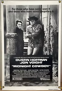 MIDNIGHT COWBOY ROLLED POSTER FILM ORIGINALE UN FOGLIO JON VOIGHT RR80 (1969) - Foto 1 di 1