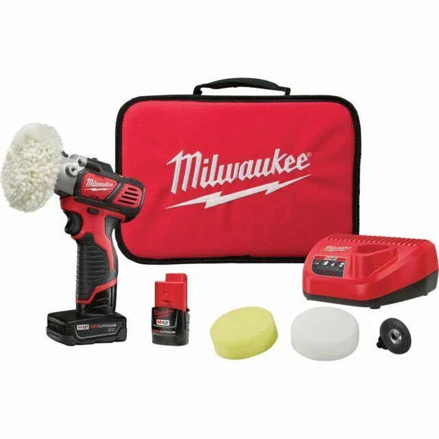 Milwaukee 2438-22X M12 Cordless Polisher Sander Kit