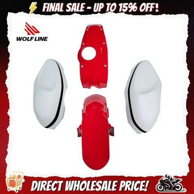 WOLFLINE Fairing Kit For Yamaha XSR 900 2016-2021 Bodywork ABS Plastic Red White Foto 1 de 4