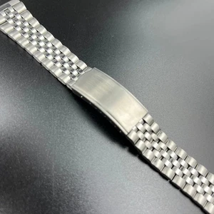 20 mm Silver Jubilee Bracelet Band For Seiko, Citizen, HMT With Side Bars - Picture 1 of 3