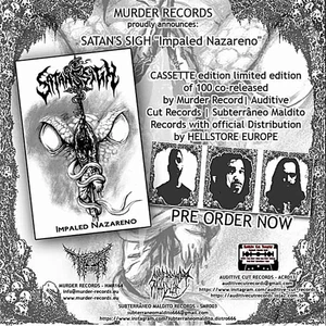 Satan's Sigh - Impaled Nazareno (Black/Death Metal) MC neu - Picture 1 of 1