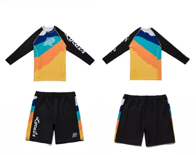 Albino and Preto LOCALS SCENE Rashguard LS Loose Short No Gi Bjj Brazilian - Image 1 of 4